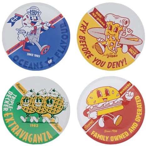 Stranger Things Untersetzer, 4 Stück