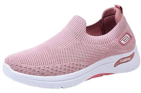 Zapatillas de deporte para mujer, sin cordones, cómodas, para caminar, baloncesto, zapatillas de lona para mujer, zapatillas de vestir para mujer, zapatos para caminar, zapatos para caminar para