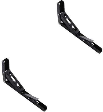 JISADER 2x Klapp Regal Faltbare Dreieck Regal Regale Unterstützt für Schlafzimmer, 24.5 Cm X 3.2 Cm X