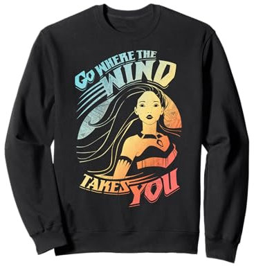 Disney Pocahontas, allez là où le vent vous emmène, teinte arc-en-ciel Sweatshirt