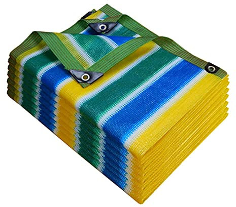 Red de sombra 90 % resistente a los rayos UV para jardín, invernadero, granero, caseta y cubierta de plantas, tela duradera para exteriores, 5 x 10 m (color: A)