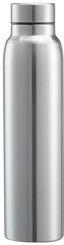 Nyutcwe Single Wall Stainless Steel Water Bottle, 1000ml Wide Mouth Camping Water Bottle, Large Capacity Leak Proof Sports for Gym, Travel, Sports Stainless Steel Bottles