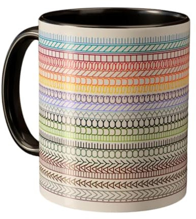 Kenmohuo Hidden Message Coffee Mug, Reveals 'FTS' from Side View (Funny Text Surprise), 11oz Ceramic Cup, CupOptical Illusion Office Mug for Desk, Sarcastic Black Humor Gift for Stressed Coworkers