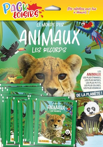 Panini Tier-Paket Freizeitalbum + 50 Hüllen