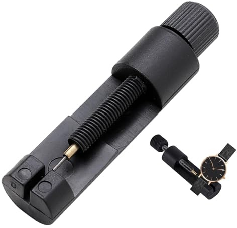 Vitsrisea Watch Link Adjuster - Armband Pin Pusher, Armband Größengrößengeräte | Metall -Gurt -Verkürzung, Timetiece Link Press Kit, Reparaturset Für Bandstiftanpassung, Austausch Und Beruf