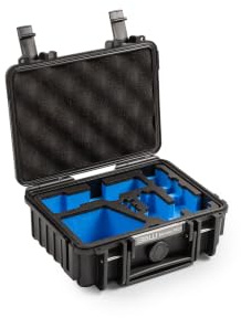 B&W International Schutzkoffer für DJI Osmo Pocket 4 | Passgenau für Creator Combo, DJI Mic 3, Universalfach für Zubehör, schlagfest, wasser- und staubdicht (IP67)