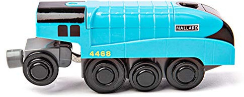 Bigjigs Rail, Mallard Battery Operated Toy Train, Battery Trains For Wooden Track