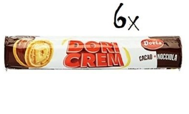 6x Doria Kekse Doricream schoko kekse kakao + Haselnüss cookies biscuits snack