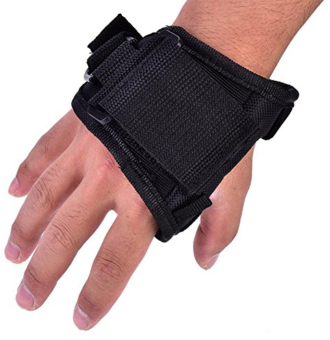 Tbest Unterwasser Tauchlampe Halterung, Tauchlicht Halter tragbare Handfrei Halter zum Tauchen Licht Taschenlampe Fackel Holster einstellbar Handschuh