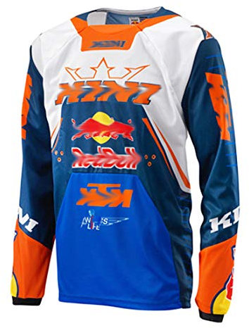 YSYFZ MTB-Trikot Outdoor-Radsport Fahrrad Reitanzug Langarm-Shirt Mountainbike Offroad-Motorrad-Service Langarm-T-Shirt Downhill-Anzug Offroad-Sportbekleidung Sommer Männer