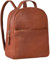 STILORD 'Kayla' Damen Rucksack Leder Elegant klein - Lederrucksack Rucksackhandtasche Vintage Daypack Handtasche City Ausgehen Shopping Freizeit Echtleder, Farbe:texas - braun