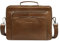 Marc Peter® Laptoptasche Auckland 15,6 Zoll Leder I Umhängetasche für Laptop I Aktentasche für Notebook I Tasche für Damen und Herren Cognac Buffleder
