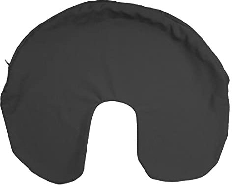 Kneer Nackenhörnchen Bezug Mako Zwirn Jersey (Onyx)