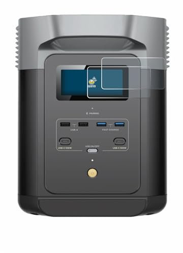 BROTECT Entspiegelungs-Schutzfolie für EcoFlow DELTA 2 (2 Stück) Matte Displayschutz-Folie, Anti-Reflex, Anti-Fingerprint