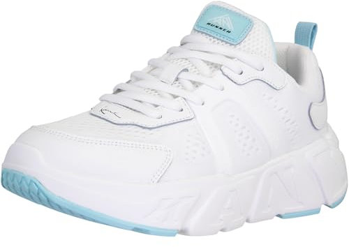 Karl Kani Women Runner Sneaker Trainer Schuhe (White/Ice, EU Schuhgrößensystem, Erwachsene, Numerisch, M, 38)