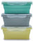 JUVEL Faltbare Frischhaltedosen, 3 Stück Frischhalteboxen Silikon Zusammenklappbaren Container Brotdosen Food Storage Containers Freezer to Oven Safe for Camping, Hiking, Travel (552ML)