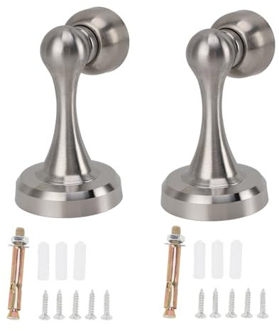 GRCFUMO 2 PC STOPPO PORTA MAGNITICO, Porta magnetica in acciaio inossidabile, supporto per porte a basso rumore, tappo della porta con vite per la camera da letto Hotel