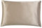 Mommesilk Kissenbezug Seide 19 Momme 100% Seiden Maulbeerseide Luxus Kopfkissenbezug Haar- und Hautpflege mit Hotelverschluss 1 Stück Taupe 40x80