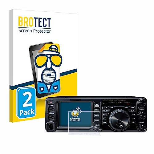 BROTECT Entspiegelungs-Schutzfolie für Yaesu FT-991A (2 Stück) Matte Displayschutz-Folie, Anti-Reflex, Anti-Fingerprint