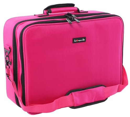 Leonardo LEO50820 Portatrucco Valigetta Porta Trucchi per il Trucco Professionale Borsa Portatrucco per Cosmetici da Viaggio per Make-up Artist grande senza specchio