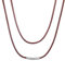 ChainsHouse Black Hemp Rope Pendant Cord Leather Necklaces for Men Brown Necklace Cord
