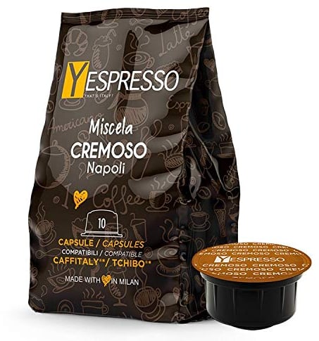 Yespresso 240 Capsule Compatibili CAFFITALY Miscela Cremoso