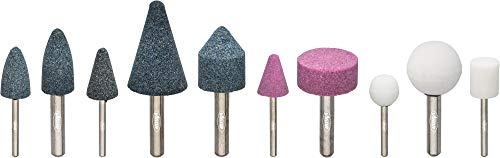 Vigor V6906 V5672 V5673 Sharpening Stone Set for 3-6 mm Diameter V6906-10 Black/Red