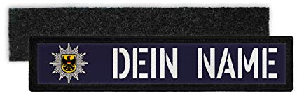 Copytec Patch Namens-Schild BPOL Streifen Uniform Bundes-Polizei Namen #34950