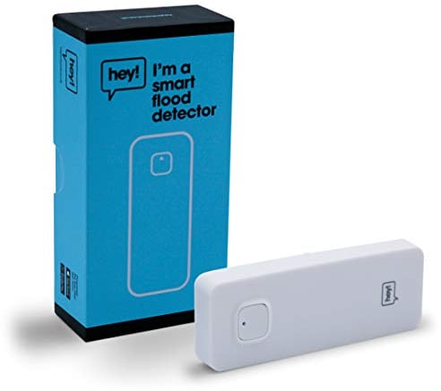 hey! Smart Water Sensor for Detecting Leaks and Flood Alarm