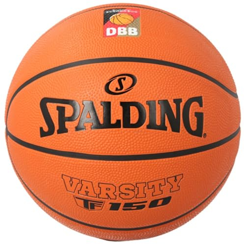 Spalding United Sports Unisex – Erwachsene TF Series DBB Varsity TF-150 Sz5 Ball, Orange, 5