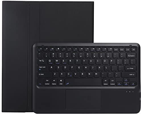 Funda con Teclado ZOMUN para Samsung Galaxy Tab S7 FE (12,4 Pulgadas), SM-T730, SM-T733 / SM-T736B, Teclado inalámbrico Bluetooth, ratón táctil, con Soporte para S Pen