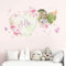 tjapalo®vr230 Türschild Kinderzimmer Mädchen Mit Eigenem Bild, Baby Wandtattoo Mädchenzimmer Name, Größe: B58xH30cm