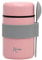 Kiokids Termo Acero Inoxidable 500ml Con Cuchara Rosa Para Papilla
