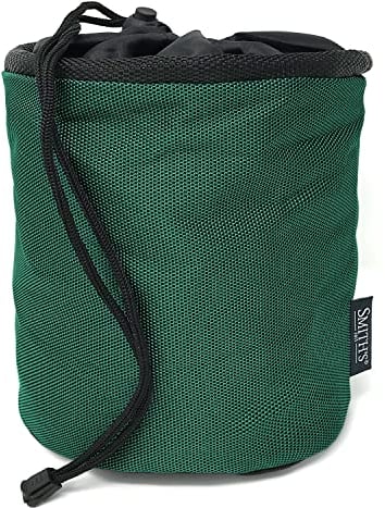Smith’s® Premium Waterproof Peg Bag | Green | 28 x 18 x 18 cm | for Laundry, Clothes & Pegs | Weather Resistant Oxford 1680D | Indoor & Outdoor Use | Belt & Washing Line Carabiner
