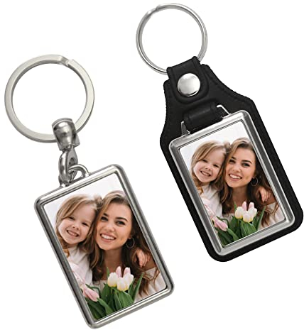 speecheese Eigenes Foto vertikal Schlüsselanhänger - personalisiert mit deinem Wunschbild - als persönliche Geschenkidee mit Wunschfoto für Gute Freunde oder zum Jahrestag individuell gestaltbar