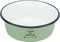 TRIXIE Gamelle, en émail/Acier INOX, 0,9 l/ 17 cm, Vert - 25212