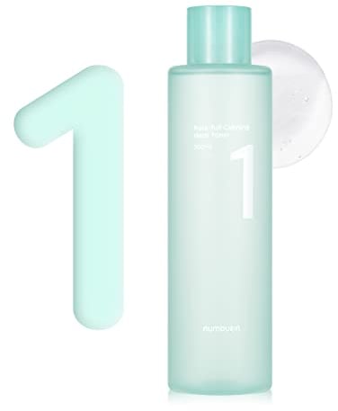 numbuzin Nr.1 Toner | Pure-Full Beruhigender Toner | zu Akne neigende Haut, tief beruhigend, lindert Rötungen, feuchtigkeitsspendend | Centella Asiatica | 300 ml
