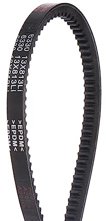 sourcing map 13x813 Cogged V-Belts AX Section Drive Raw Edge Belt 813mm Inner Girth 13mm Width 8mm Thickness EPDM for Power Transmission