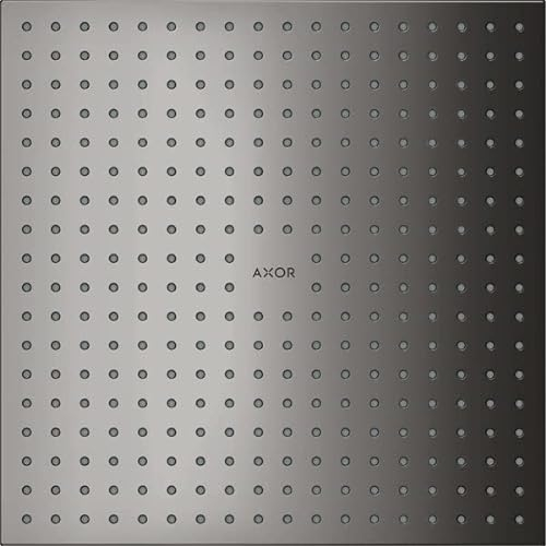 hansgrohe AXOR ShowerSolutions Kopfbrause 300/300 1jet, Decke-Aufputz, 35317330, Farbe: Polished Black Chrome