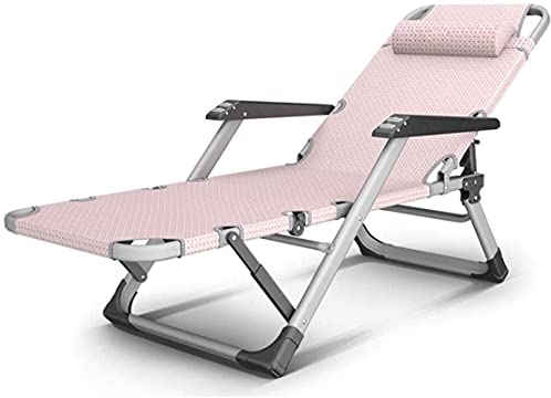HHUARI Zero Gravity Chair Liegestühle Klappbar, Schlaf-Sonnenliegen Liege Balkonstuhl Nickerchen Bettstuhl Coole tragbare Sonnenliege (Color:Black Strip) (Color : Black and White Grid) The New