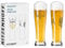 RITZENHOFF 3481009 Weizenbierglas 500 ml - 2er Set - Serie Brauchzeit - Wikinger Motiv, Gold - Made in Germany