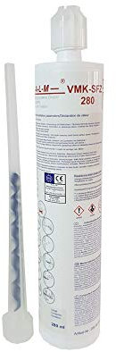 12x dubaust Verbundmörtel Montagemörtel Injektionsmörtel 300ml VMK SFZ 300-B ETA-Zulassung für gerissenen Beton inkl. Statikmischer