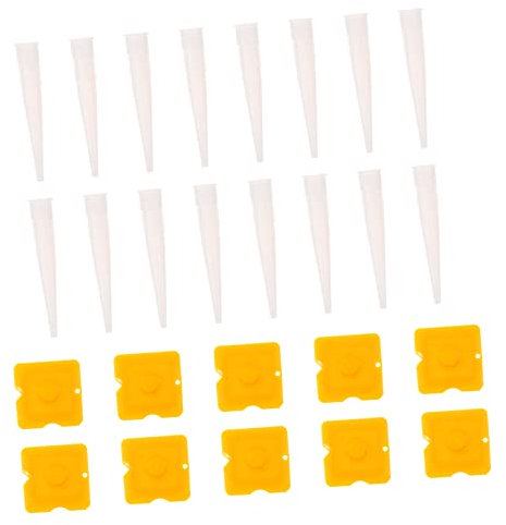 Gadpiparty Kit de Buses de Calfeutrage Réutilisables 36 Pièces pour Finition de Mastic Applicateur de Cuisine Buse Spatule à Colle Dissolvant de Mastic