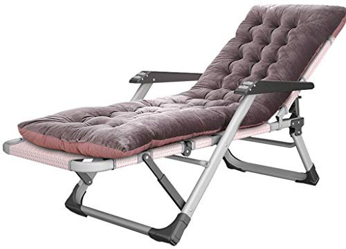 asdchZen Outdoor Sonnenliege Liegestühle Freizeit Faltbarer Liegestuhl Verstellbare Rückenlehne Tragbarer Gartenstuhl für Outdoor Terrasse Camping Strand Deck Max.200kg (Lila)
