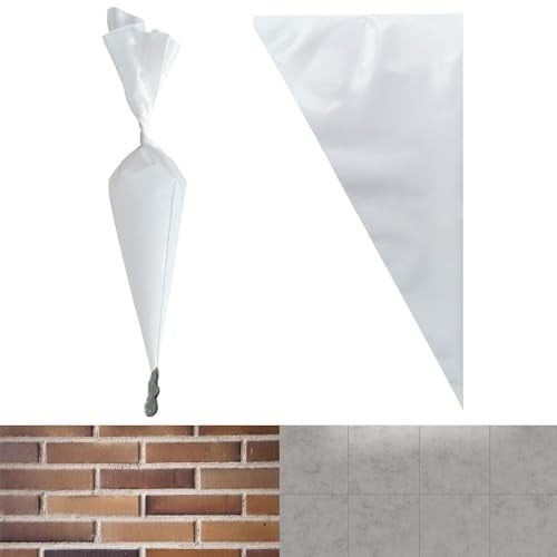 Esshogo 5 bolsas para juntas, bolsa para mortero impermeable, bolsa para mortero, bolsa de mortero, para mortero de cemento rápido para rellenar las juntas de las baldosas