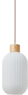 ZETION Lampe suspendue moderne en verre citrouille - Plafonnier cylindrique blanc laiteux, lustre suspendu réglable for îlot de cuisine, chambre, salle à manger et salon(H41CM)
