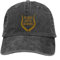 ROBEIUO Cowboy-Baseballkappe Basecap Born with Horns Pullover Hoodie Baseball Cap Vintage Distressed Denim Washed Snapback Hat Unisex Reise Geschenk Hüte Cap