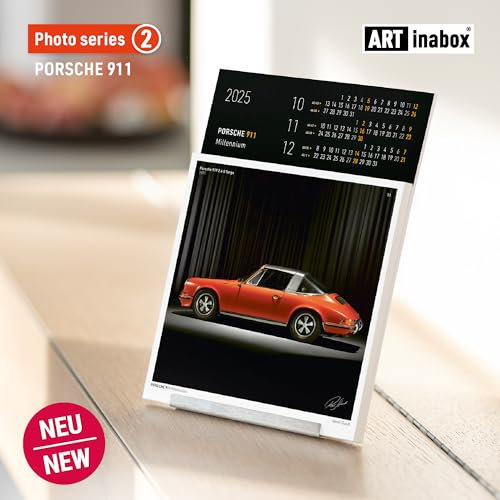 ARTinabox Kalender 2025 für Porsche 911 Photoserie 2 - NEU