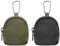 VOSSOT Lot de 2 porte-monnaie avec fermeture éclair, porte-monnaie pour chien, sac à clés pour l'extérieur, tactique, mini porte-monnaie, porte-monnaie, porte-monnaie en nylon, Noir , Moderne