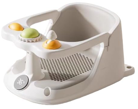 Siège Bebe Pliable Coussin Siege De Bain Pour Bebe Support Beignoire Bébé Pliante Pour Bain Enfant Reducteur Siège Chaise De Douche Pour Bébé Avec Jouets Pour 6 Mois Et Plus